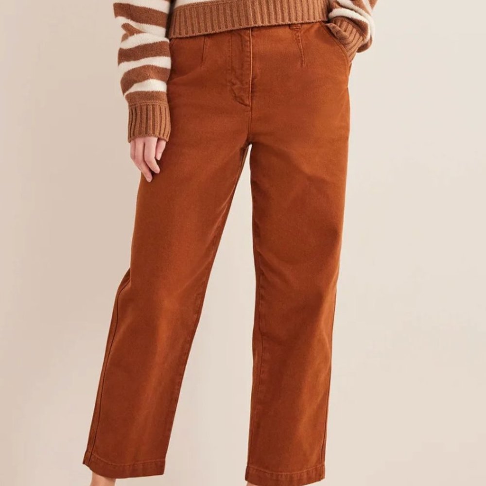 NWT Boden Cotton Pants Plus Size & Long 20/22